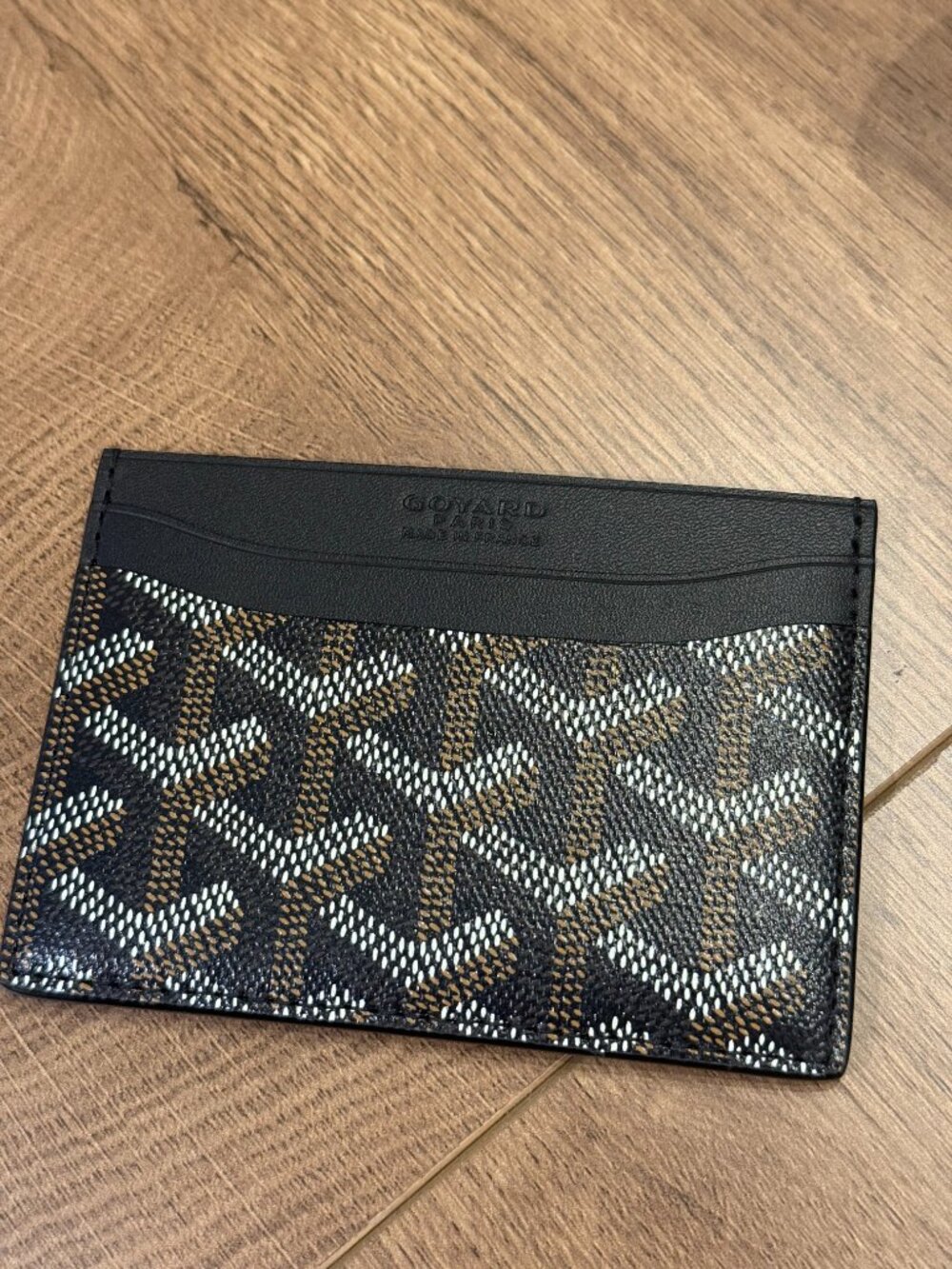 Goyard Saint Sulpice Card Holder Black Goyardine canvas with leather accents - Picture 7 of 7